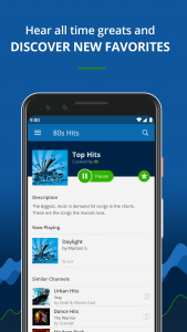 اسکرین شات 2 برنامه RadioTunes: Hits, Jazz, 80s