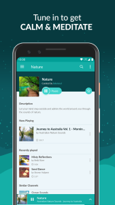 اسکرین شات 2 برنامه Zen Radio: Calm Relaxing Music