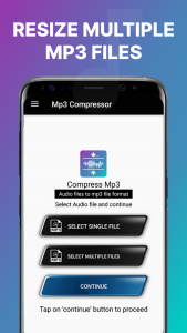 اسکرین شات 2 برنامه Mp3 Compressor & Resizer