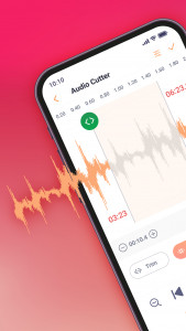 اسکرین شات برنامه AudioCut - MP3 Cutter Ringtone 1