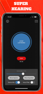 اسکرین شات 1 برنامه Hear Boost: Recording Ear Aid
