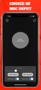 اسکرین شات 3 برنامه Hear Boost: Recording Ear Aid