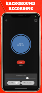 اسکرین شات 2 برنامه Hear Boost: Recording Ear Aid