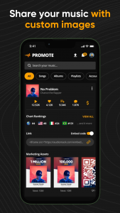 اسکرین شات برنامه Audiomack Creator-Upload Music 3