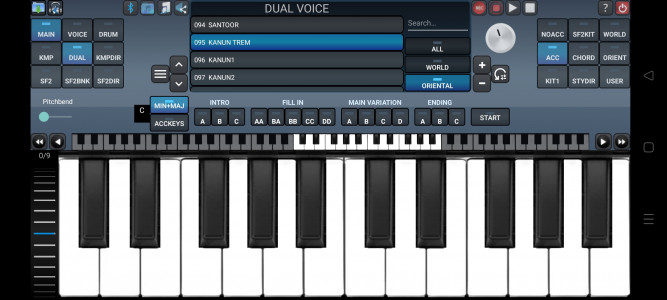 اسکرین شات 2 برنامه Arranger Keyboard