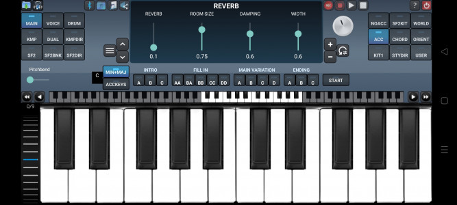 اسکرین شات 5 برنامه Arranger Keyboard