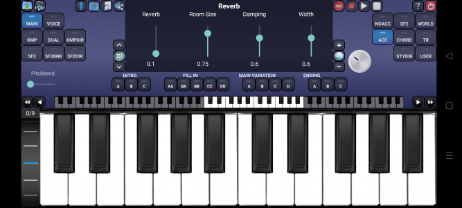 اسکرین شات برنامه Arranger Keyboard 4