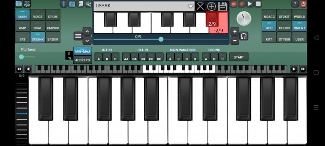 اسکرین شات 4 برنامه Arranger Keyboard