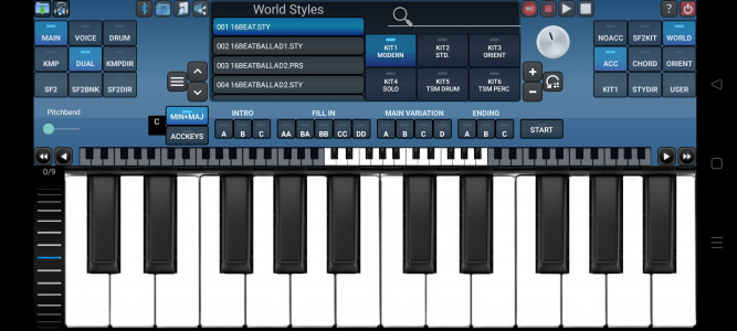 اسکرین شات 7 برنامه Arranger Keyboard