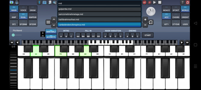 اسکرین شات 8 برنامه Arranger Keyboard