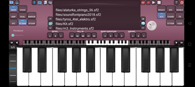 اسکرین شات برنامه Arranger Keyboard 7