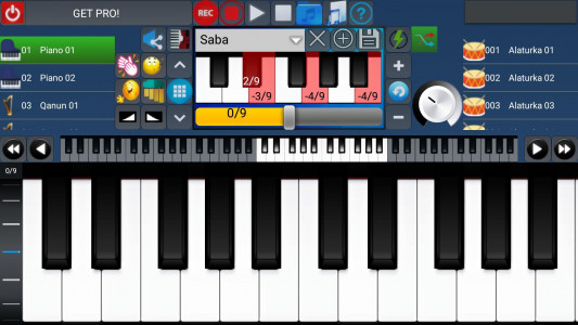 اسکرین شات برنامه Portable ORG Keyboard 2