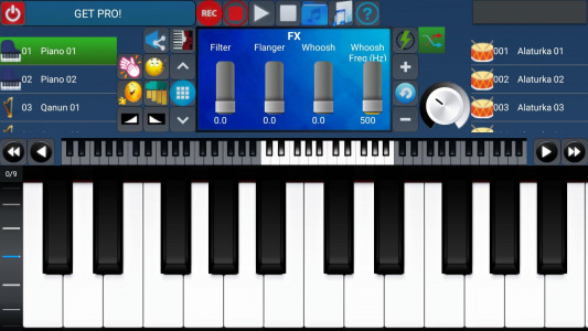اسکرین شات برنامه Portable ORG Keyboard 8