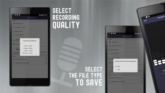 اسکرین شات برنامه Audio Recording app 2