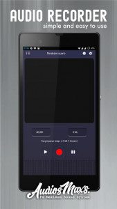 اسکرین شات برنامه Audio Recording app 1