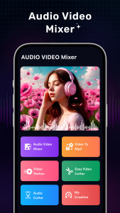 اسکرین شات 1 برنامه Audio Video Mixer Video Cutter