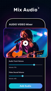 اسکرین شات 2 برنامه Audio Video Mixer Video Cutter