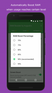 اسکرین شات برنامه RAM & Game Booster by Augustro 5