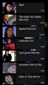 اسکرین شات برنامه Michael Jackson All Songs, All Albums Music Video 6