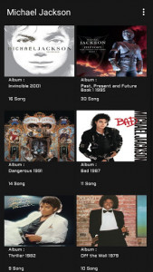 اسکرین شات برنامه Michael Jackson All Songs, All Albums Music Video 1