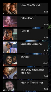 اسکرین شات برنامه Michael Jackson All Songs, All Albums Music Video 4