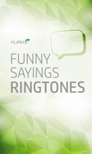 اسکرین شات برنامه Funny Sayings Ringtones 1