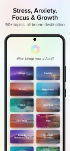 اسکرین شات برنامه Aura: Meditation & Sleep, CBT 5