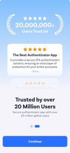 اسکرین شات 4 برنامه Authenticator Secure App