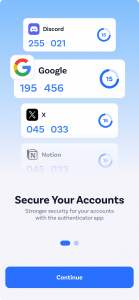 اسکرین شات برنامه Authenticator Secure App 3