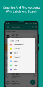 اسکرین شات 4 برنامه TOTP Authenticator – 2FA Cloud