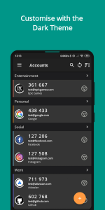 اسکرین شات 2 برنامه TOTP Authenticator – 2FA Cloud
