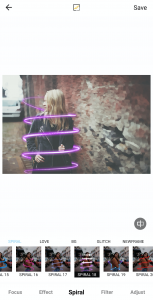 اسکرین شات برنامه Auto Blur Background-Neon,VHS 5