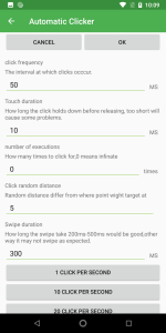 اسکرین شات 4 برنامه Simple Auto Clicker