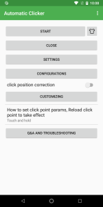 اسکرین شات 1 برنامه Simple Auto Clicker