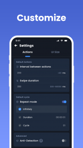اسکرین شات 5 برنامه Auto Clicker App - Auto Tapper
