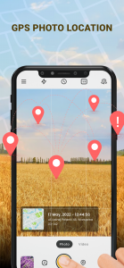 اسکرین شات 1 برنامه GPS Camera with Time Stamp