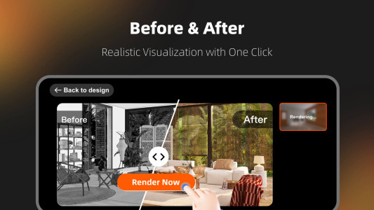 اسکرین شات 6 برنامه Homestyler - Home Design Game