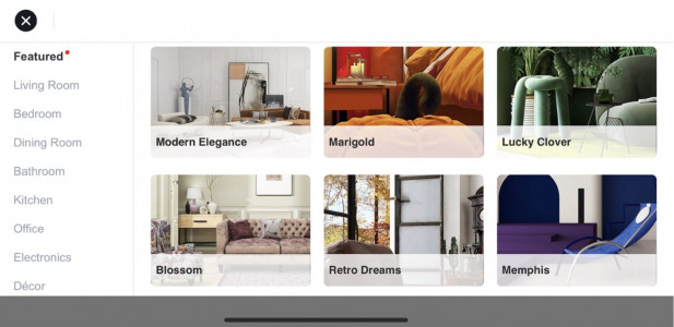 اسکرین شات برنامه Homestyler-Room Realize design 4