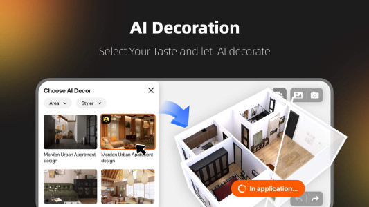اسکرین شات 3 برنامه Homestyler - Home Design Game