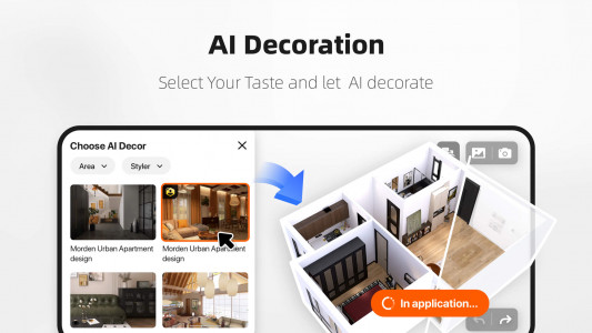 اسکرین شات 3 برنامه Homestyler - Interior Design