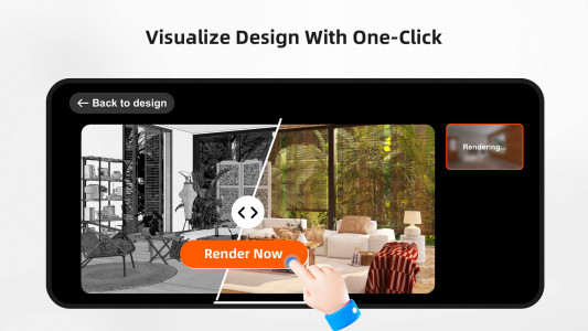اسکرین شات 4 برنامه Homestyler - Home Design Game