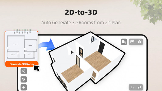 اسکرین شات 2 برنامه Homestyler - Home Design Game