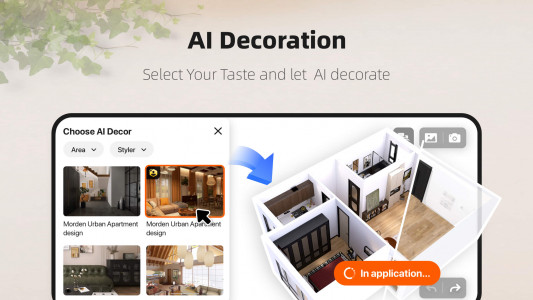 اسکرین شات 3 برنامه Homestyler - Home Design Game