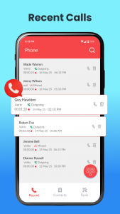 اسکرین شات 3 برنامه Phone Dialer & Contacts App
