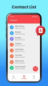اسکرین شات 2 برنامه Phone Dialer & Contacts App