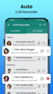 اسکرین شات برنامه Phone Call Recorder 1