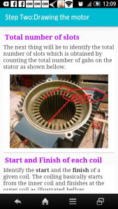 اسکرین شات 3 برنامه Motor Rewinding