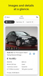 اسکرین شات 4 برنامه AutoScout24: Buy & sell cars