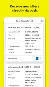 اسکرین شات 6 برنامه AutoScout24: Buy & sell cars