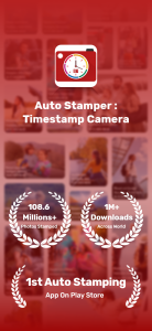 اسکرین شات 1 برنامه Auto Stamper™: Date Timestamp